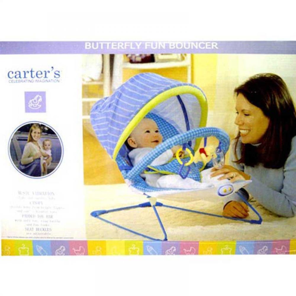 Carters Butterfly Fun Vibration Bouncer